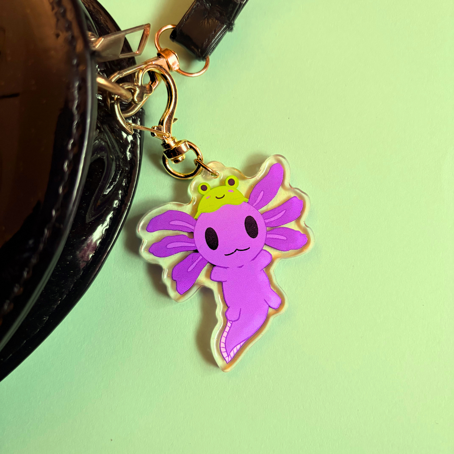 Axolotl Keychain