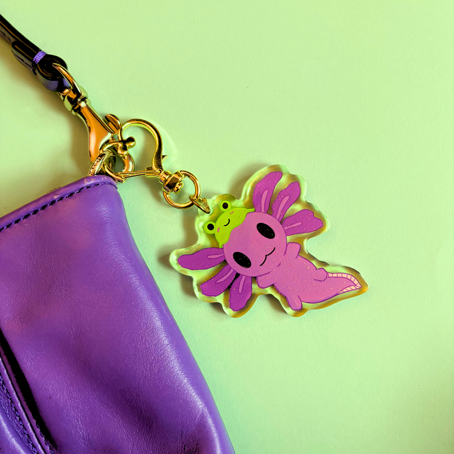 Axolotl Keychain