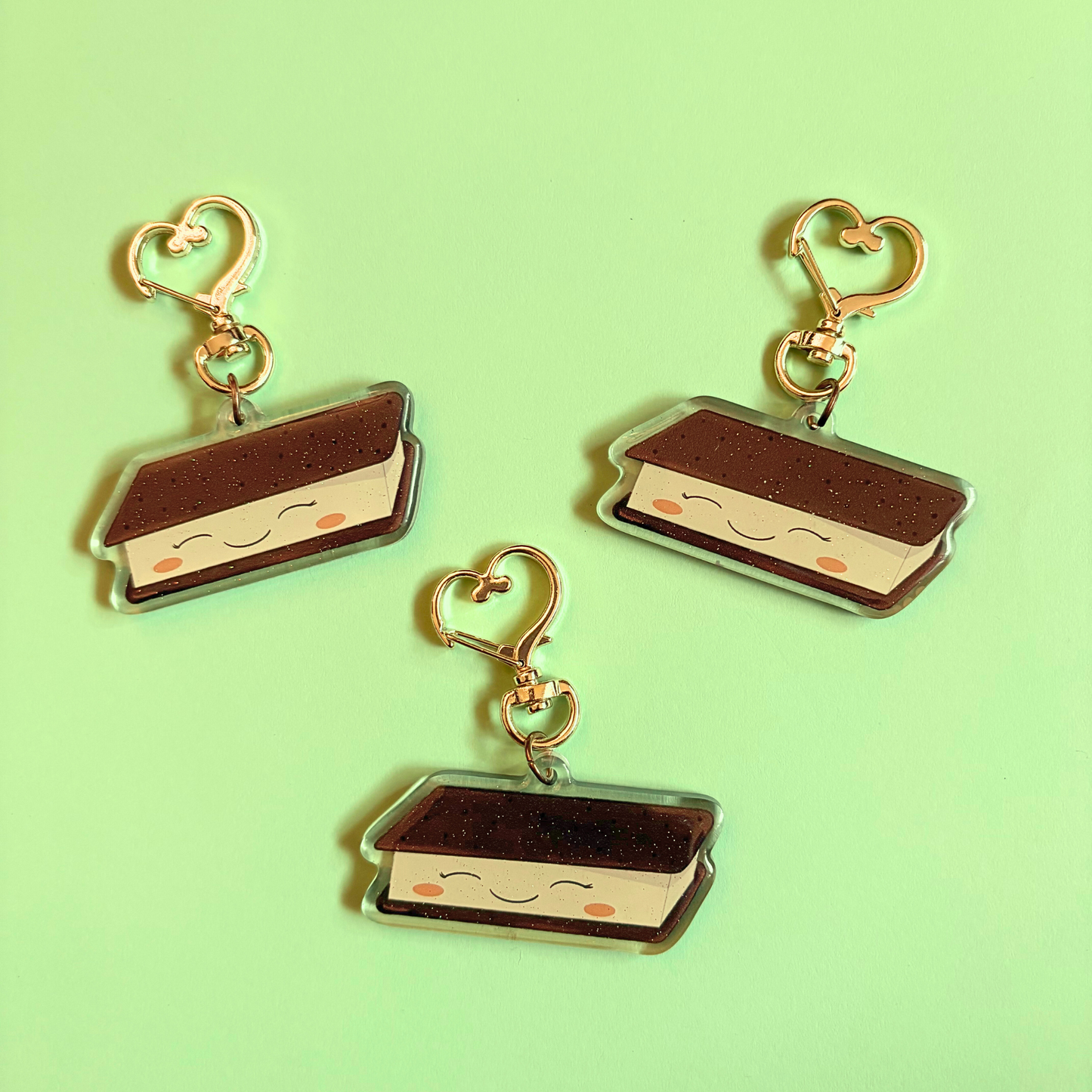 Icecream Sandwich Keychain