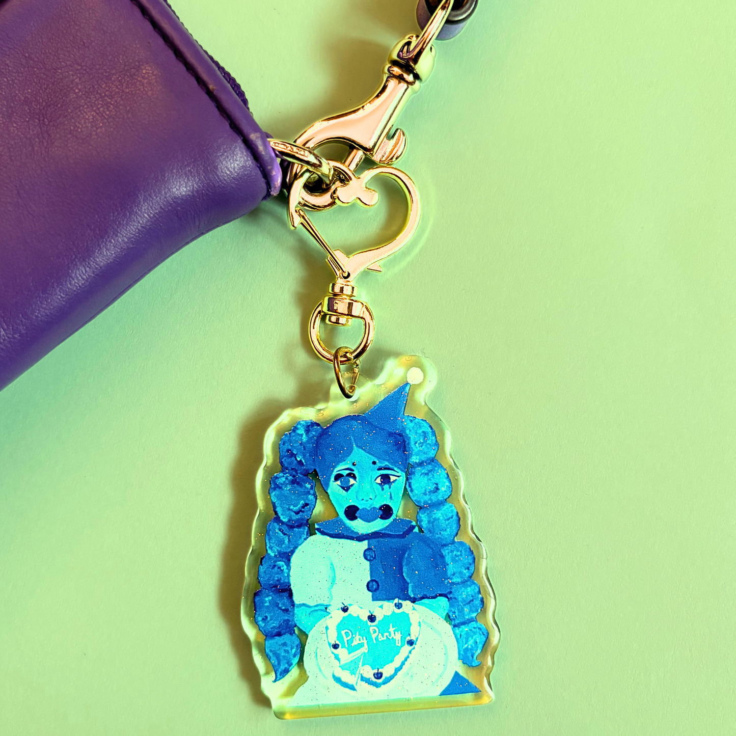 "Pity Party" Keychain