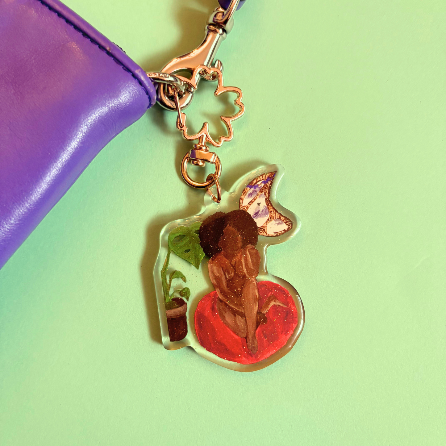 "Planted" Keychain