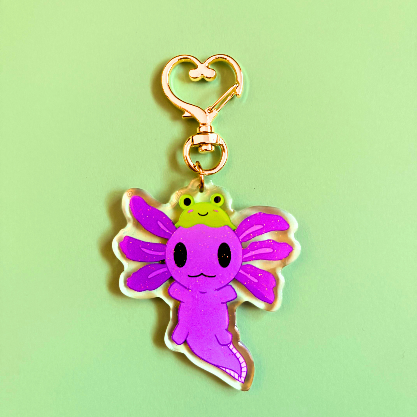 Axolotl Keychain