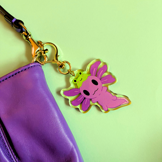 Axolotl Keychain