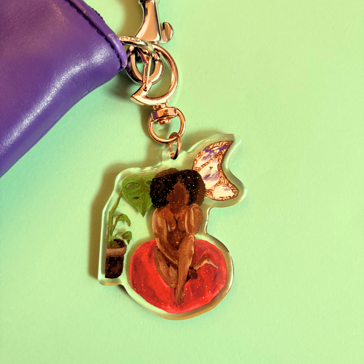 "Planted" Keychain