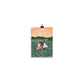 5x7 hanging art print of two ballerinas in a flower field with a colorful sky.